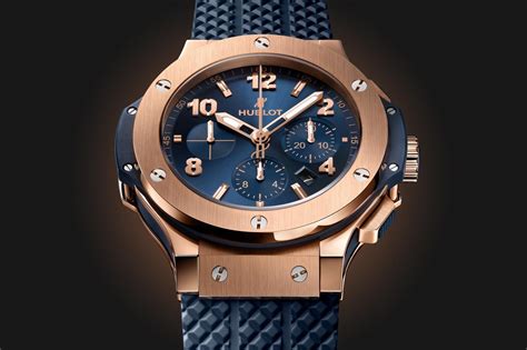 hublot big bang gold blau|Hublot big bang original gold.